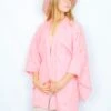 Vintage Kimono - Baby Pink Flora - Free Size 1 Vintage Kimono - Baby Pink Flora - Free Size -Style Luma Sales Store DSCF6278 2