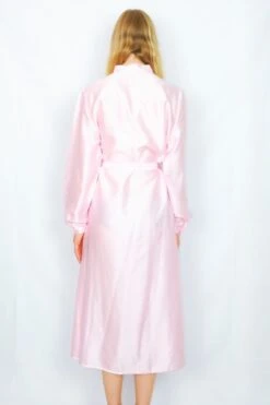 70's Vintage - Nightdress - Shimmery Baby Pink - Size L -Style Luma Sales Store DSCF6370 2