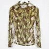70's Vintage - Velvet Peacock Feather Shirt - Olive & Brown - Size S -Style Luma Sales Store IMG 0737x d912e7e0 07d4 4c44 9f06 48df85569b3f