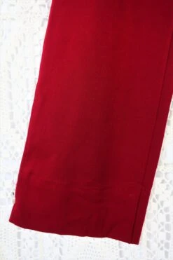 Retro Vintage - Burgundy Wine Dressy Trousers - Size XS/S -Style Luma Sales Store IMG 1067 b759afab d57b 4c16 bbd1 656db84c2992