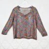 80's Vintage - Multi-Coloured Shimmery Jacquard Printed Blouse - Size L 1 80's Vintage - Multi-Coloured Shimmery Jacquard Printed Blouse - Size L -Style Luma Sales Store IMG 1568x 157c0e11 1489 4ea5 8d7e 85aade9aa860