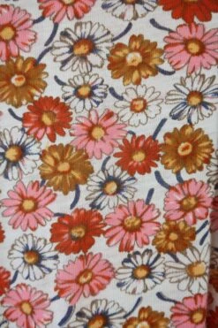 70's Vintage - Floral Shirt - Brown, Orange & Pink Floral - Size S/M -Style Luma Sales Store IMG 3957 fc000345 72fe 46cd ba65 1b872a55f3ee