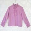 70's Vintage - Thulian Pink Ruffle Blouse - Free Size M -Style Luma Sales Store IMG 4152 83ecca3f 9496 4c52 aa43 6101e6642c3b