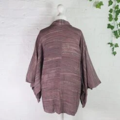 Vintage Kimono - Ivory Threaded Mauve - One Size -Style Luma Sales Store IMG 4306 e899e07e 7799 48d3 b329 fd3b8f6937c9