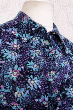 Vintage Shirt - Bright Midnight Floral - Size L/XL -Style Luma Sales Store IMG 4584 f1f215e8 9ceb 46d3 950c b9d46a058edd
