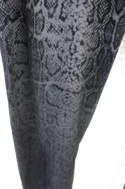 Vintage Trousers - Ebony Snake Print Velvet Trousers - Free Size XS -Style Luma Sales Store IMG 4636 2d2adc5b 78fc 48a1 99d1 f19011d7f49c