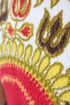 Vintage Mini Dress/Top - Bright Red & Yellow Mandala Sunflower - Size S -Style Luma Sales Store IMG 4837 a81893e5 c74a 48e7 b0be 39a2fffc3743