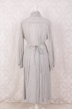 SALE Vintage Dress - Black & White Miniature Check - Size M/L -Style Luma Sales Store IMG 4942 7c1cc459 b409 41ec 9cfd 86e7d74eb737