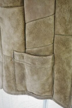 70's Vintage Waistcoat - Ginger Suede With Faux Fur Lining - Size S/M -Style Luma Sales Store IMG 8871 2