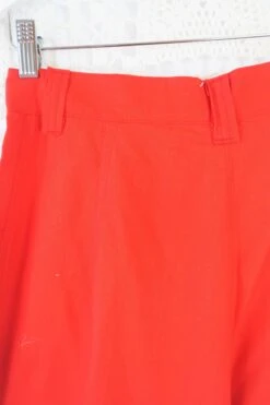 Vintage Trousers - Bright Red - Size S/M -Style Luma Sales Store IMG 8925 2
