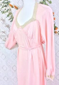 SALE Vintage Night Dress - Pastel Pale Pink Cotton & Lace - S/M -Style Luma Sales Store image 3613d6f5 12f9 4133 8c04 19381e8ff709