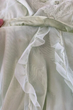 Vintage Mini Dress - Pistachio Pastel Green Frill - Size S/M -Style Luma Sales Store image 3c699750 96c5 4610 81ce 50f53211c25d