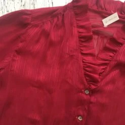 Retro Ruby Ruffle Shirt - Free Size -Style Luma Sales Store image 4e9ee5c7 37cf 4f52 9856 f7cf4deed5f5