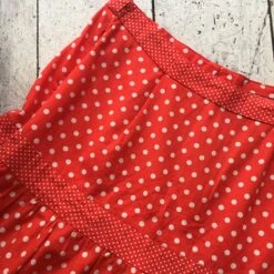 SALE Vintage Midi Skirt - Red Polka Dot - Size S -Style Luma Sales Store image 63ae9354 5cc0 4504 9843 e0da9a1c1012