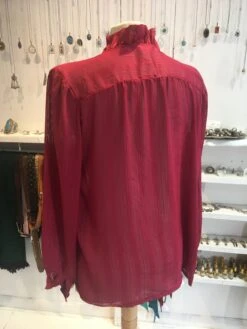 Retro Ruby Ruffle Shirt - Free Size -Style Luma Sales Store image 6990605e 3476 4a25 ab47 fa0017376835