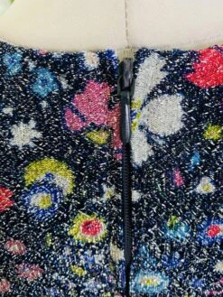 Vintage 70s Navy Sparkly Floral Top Maxi Dress - Size - S/M -Style Luma Sales Store image 8888b8b3 4c65 48e8 a27e 71e0d1ec26db