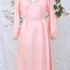 SALE Vintage Night Dress - Pastel Pale Pink Cotton & Lace - S/M -Style Luma Sales Store image bec81980 5e5f 4f36 a833 10fbf60b9b72