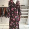 SALE Vintage Maroon Floral Frill Housecoat - Size S -Style Luma Sales Store image e09bc4c1 7c9f 414f 8e0d 72ec23386eb6