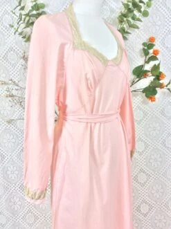 SALE Vintage Night Dress - Pastel Pale Pink Cotton & Lace - S/M -Style Luma Sales Store image e3da0969 926a 4bb6 9925 0e51ee48d930