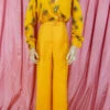 Vintage Trousers - Honey Mustard Straight Leg - Size M W32 L33